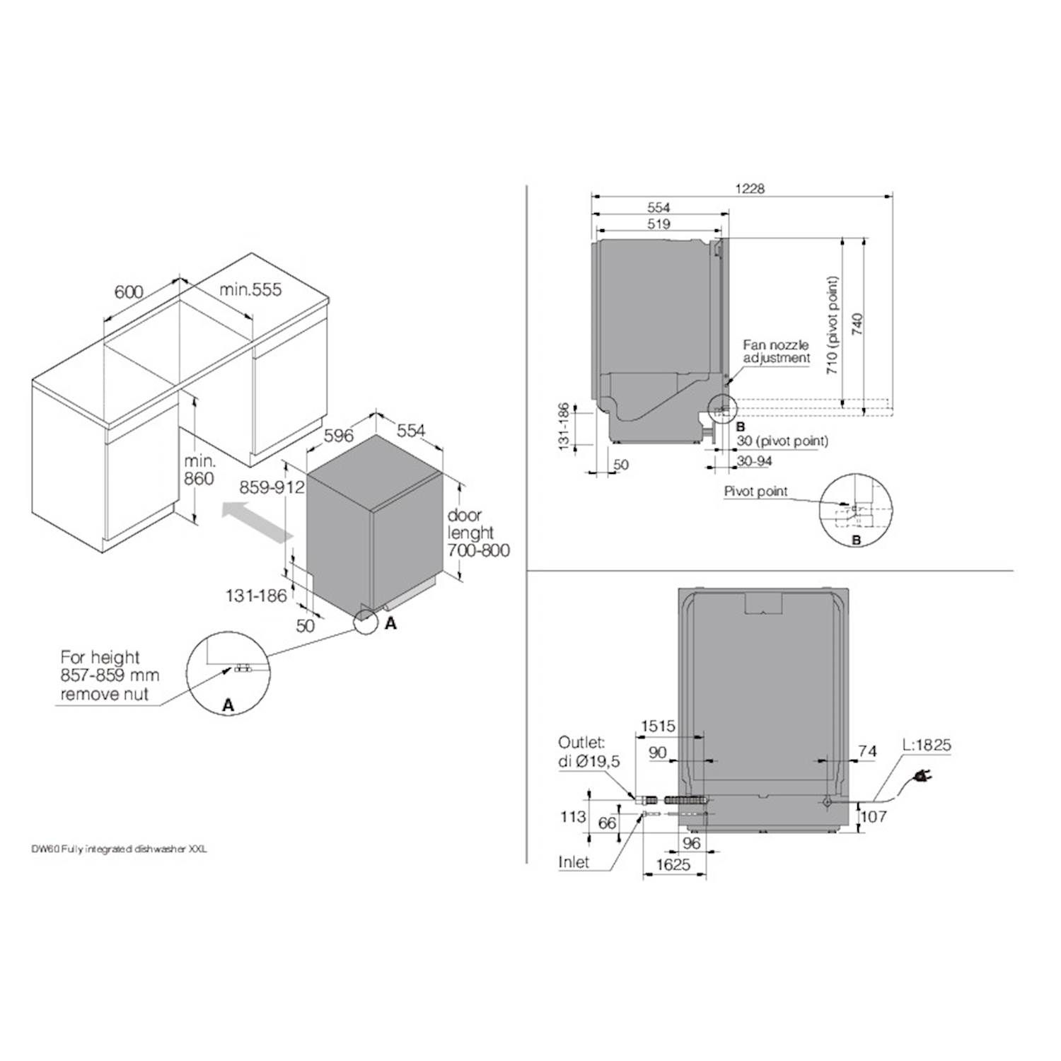 Asko Integrerbar opvaskemaskine DFI5448DXXL - Billede 5