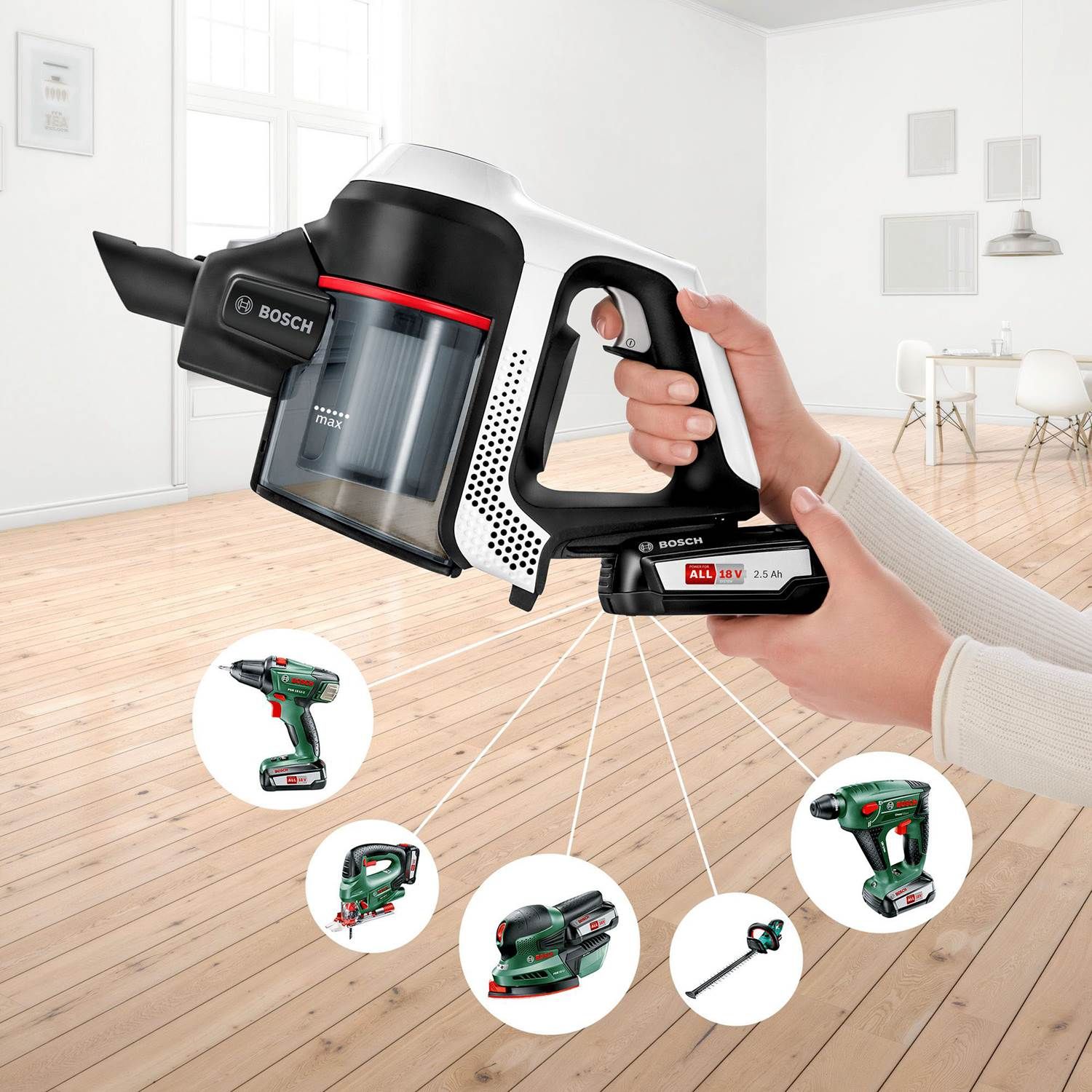 Bosch Ledningsfrie støvsuger Unlimited 6 BCS611AM - Billede 6